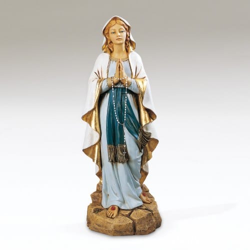 Fontanini Lady Of Lourdes Figure with Rosary 20