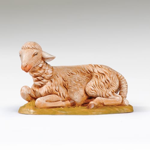 Fontanini Sitting Sheep (Brown) Figure 18