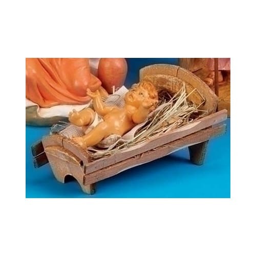 Fontanini Baby Jesus with Manger 2 pc set 18