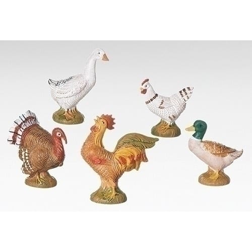 Fontanini 5 pc set Birds Of Bethlehem Fig