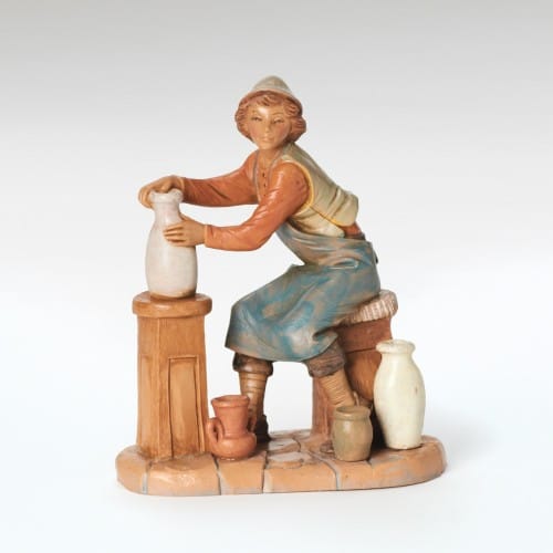 Fontanini Andrew The Potter Figure 7.5