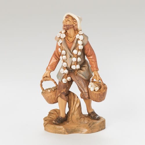 Fontanini Nathan Man with Garlic Figure 7.5