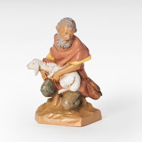 Fontanini Jeremiah Kneeling Shepherd 7.5