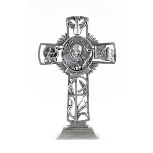 St. John The Apostle Standing Cross 5&quot;