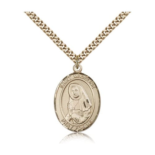 Gold Filled St. Madeline Sophie Barat Pendant w/ chain