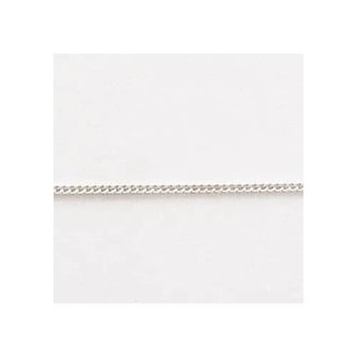 18 Inch Curb Sterling Silver Chain