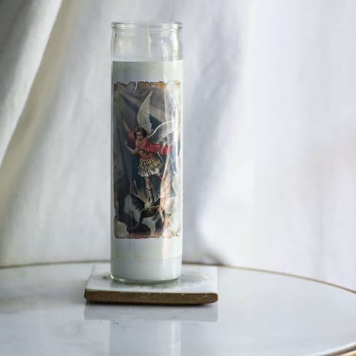 St. Michael Catholic Candle