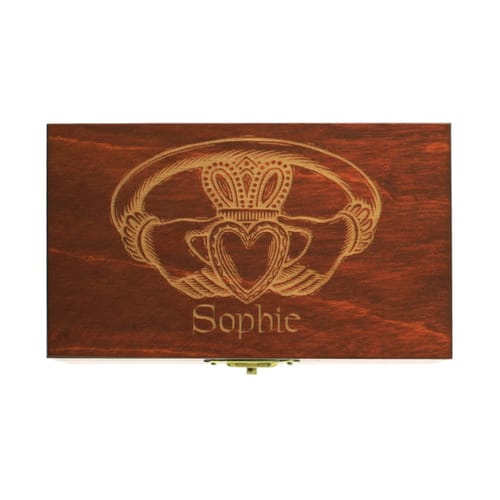 Personalized Claddagh Box