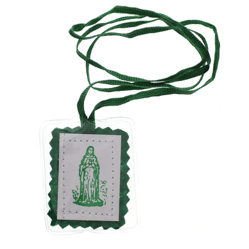Laminated Green Scapular
