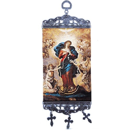 Our Lady Undoer of Knots Tapestry