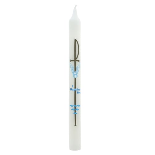 Traditional Baptism Candle 10