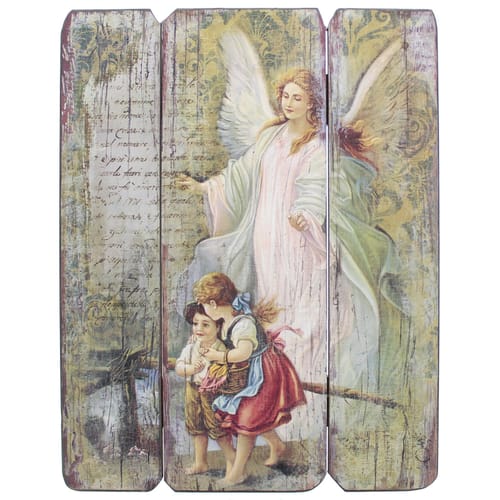 Guardian Angel Wall Plaque