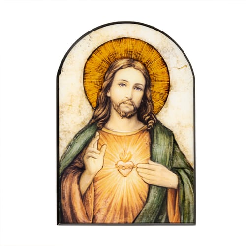 Sacred Heart Of Jesus Plaque