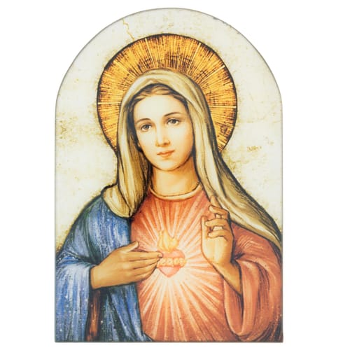 Immaculate Heart of Mary Plaque