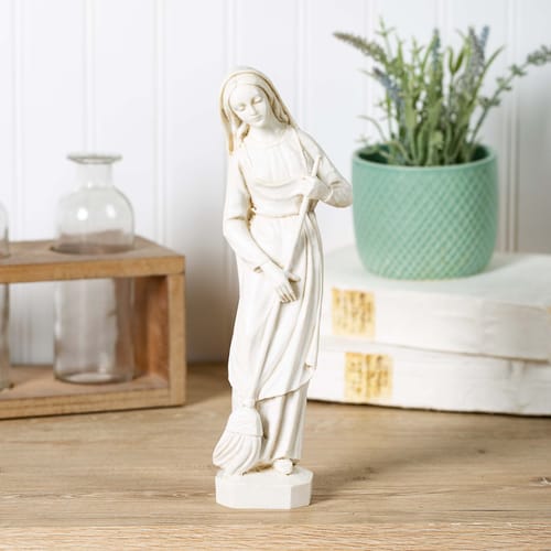 Kitchen Madonna Ivory Statue