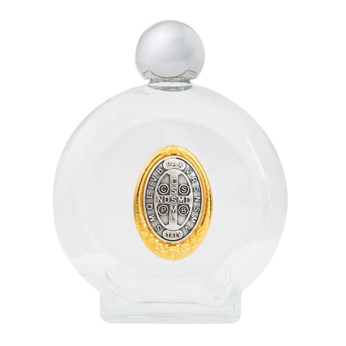 St. Benedict Medal Holy Water Bottle - Large