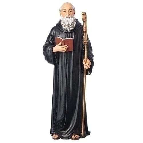 St. Benedict Color Statue