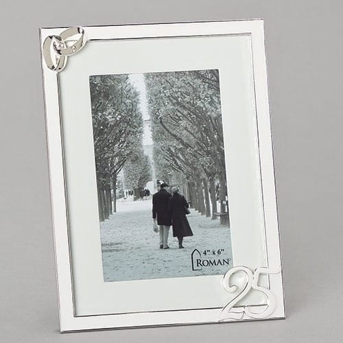 25th Wedding Anniversary Photo Frame