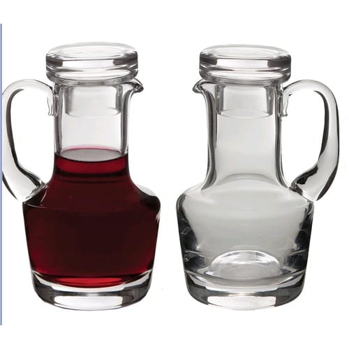 6 oz. Glass Mass Cruet Bottles