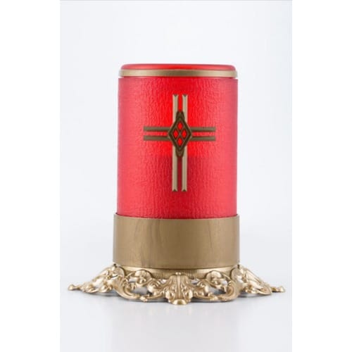 Legacy LED Brass Base Memorial Candle with Remote