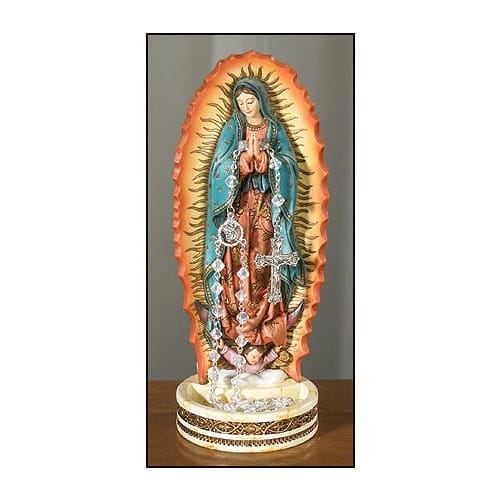 Our Lady of Guadalupe Rosary Holder