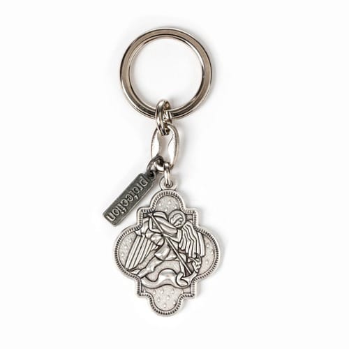 St. Michael Protection Keychain