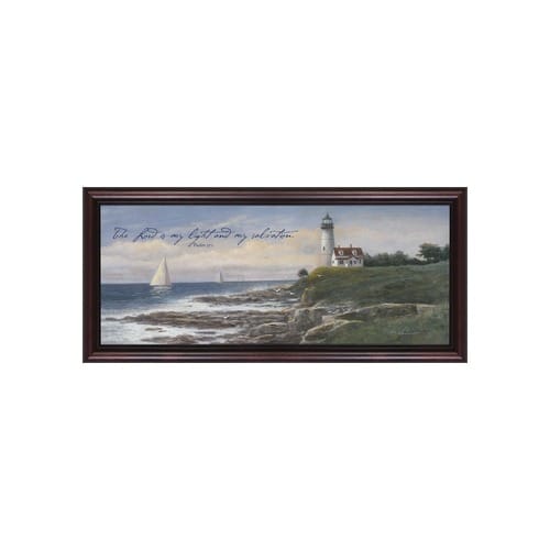 Lighthouse (My Light and my Salvation) w/ Cherry Frame