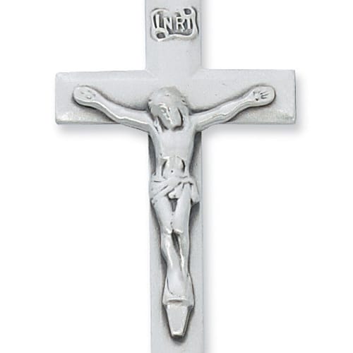 Sterling Silver Crucifix with 24&quot; Chain