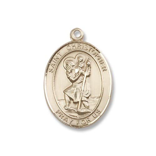 St. Christopher Pendant - 14KT