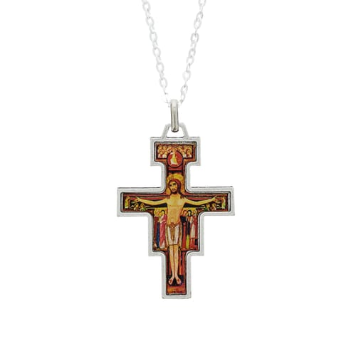 San Damiano Crucifix Necklace