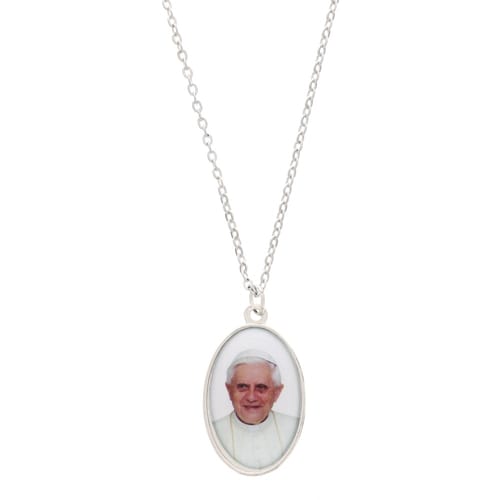 Double Sided Pope Benedict XVI Color Medal