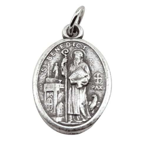 St. Benedict Oxidized Medal