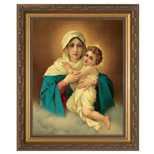 Mother Thrice Admirable, Schoenstatt Madonna Framed Print