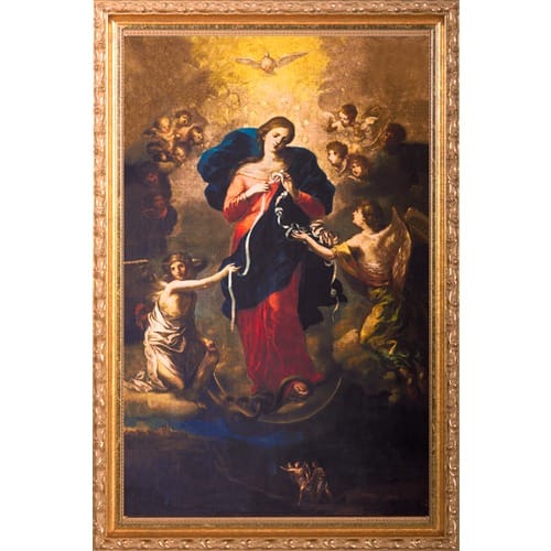 Mary, Undoer of Knots Framed Print-5x8