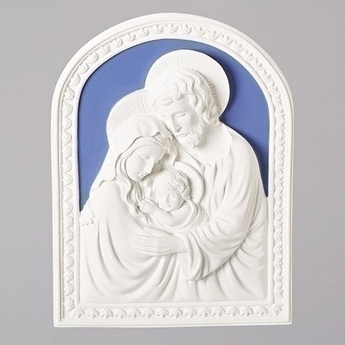 Della Robbia Holy Family Wall Plaque