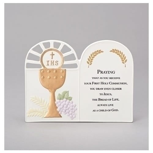 Arched First Communion Plaque