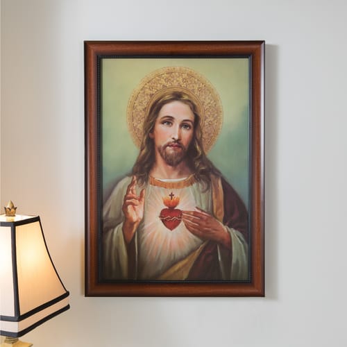 Sacred Heart of Jesus Framed Art- 27