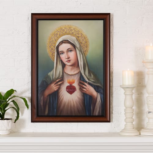 Immaculate Heart of Mary Framed Art - 27