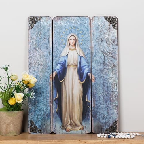 Our Lady of Grace Wall Plaque