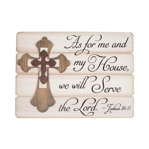 Me &amp; My House Wooden Wall Plaque