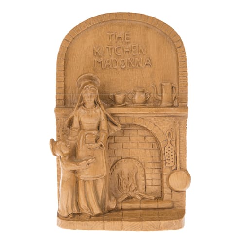 Natural Kitchen Madonna & Child Plaque