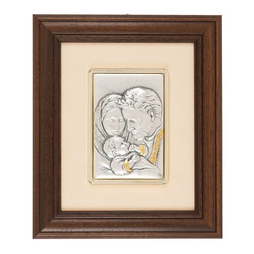 Holy Family Italian Framed Plaque