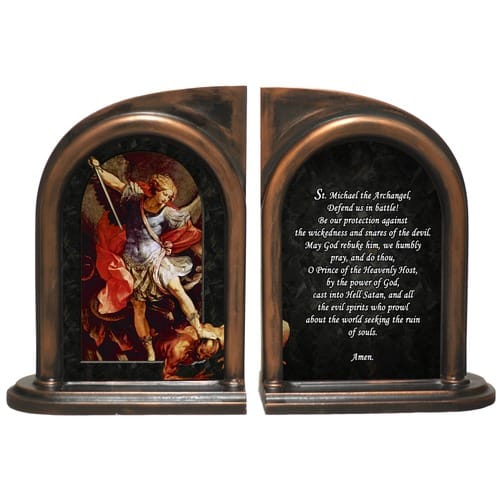 St. Michael the Archangel Bookends