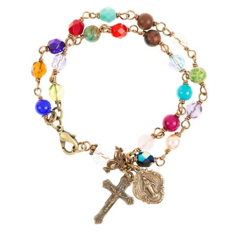 Chapel Window Rosary Bracelet