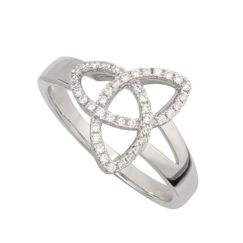 Sterling Silver Trinity Knot Ring