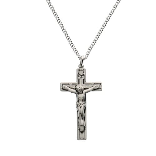 Sterling Silver Crucifix Necklace