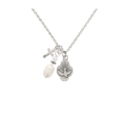 Dove & Pearl Confirmation Necklace