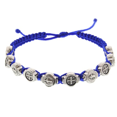 St. Benedict Macrame Bracelet