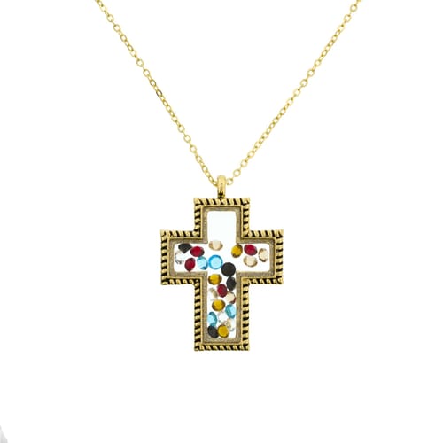 Gold Story of Christ Necklace