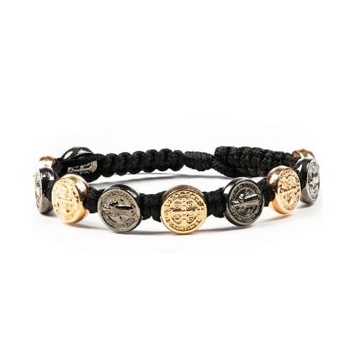 Black &amp; Rose Gold Benedict Bracelet